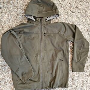 Men's SITKA Jetstream Olive Green Hooded Jacket